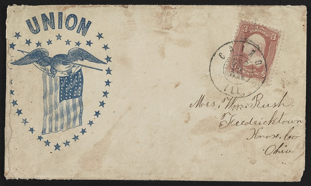 Union envelope with Eagle